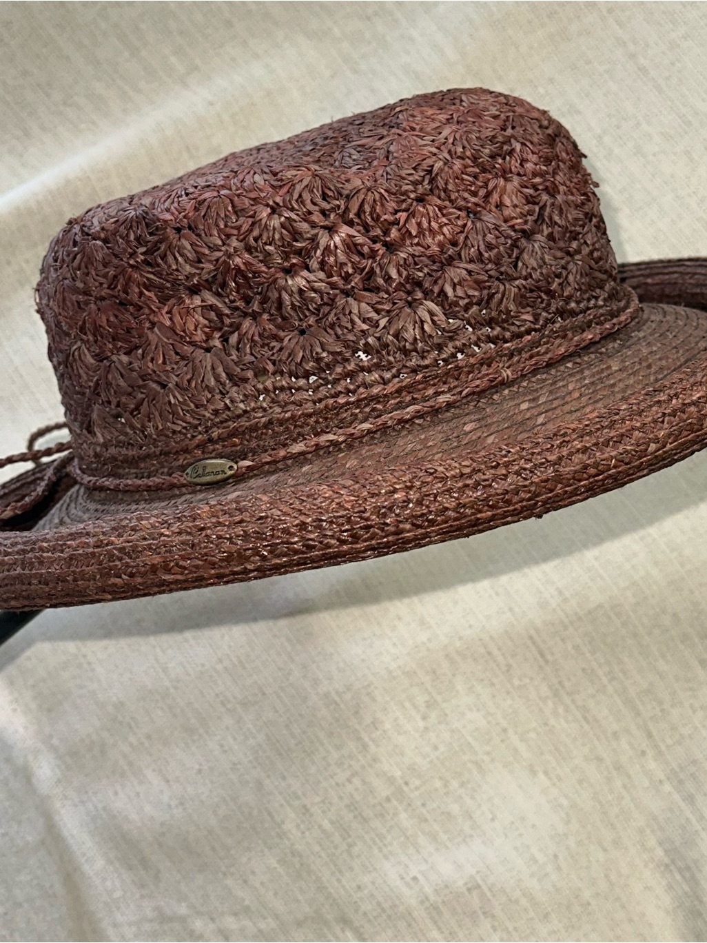 Vintage Callanan Hand Woven Raffia Hat